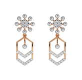 14K Gold & Diamond Women Earring KRH44035E